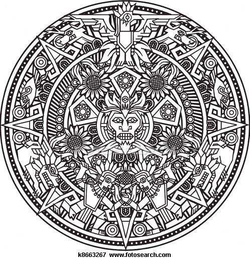 Mandala clipart aztec, Mandala aztec Transparent FREE for download on ...