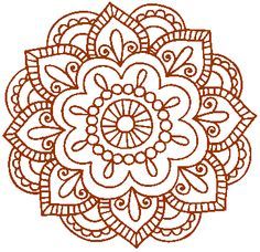 Mandala clipart cool easy. Simple henna style google