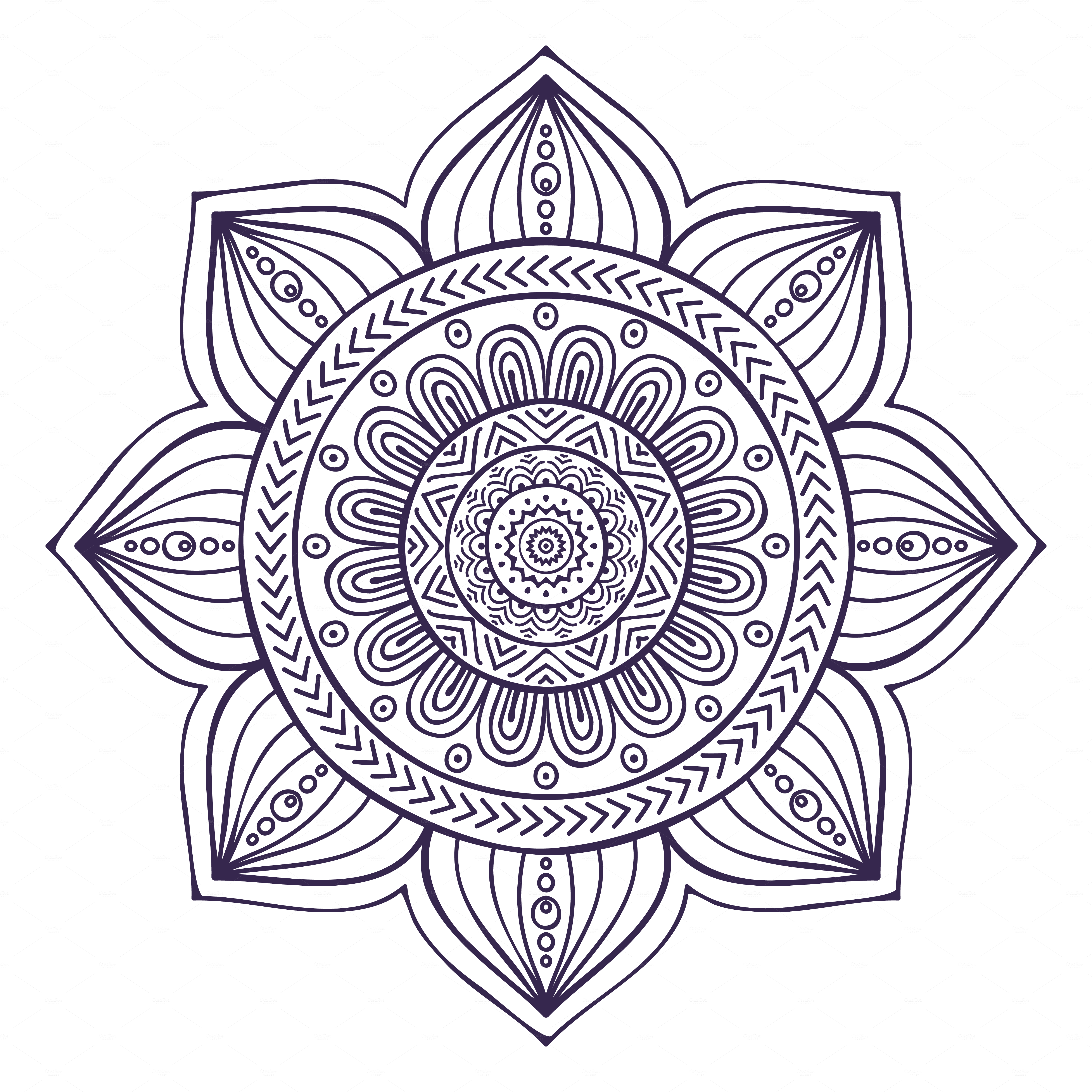 Mandala Clipart Drawing