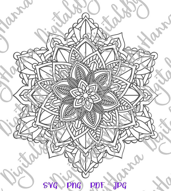 Download Mandala clipart dxf, Mandala dxf Transparent FREE for ...