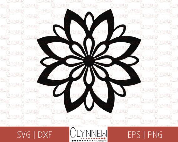 Download Mandala clipart flower outline, Mandala flower outline ...