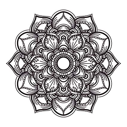 Download Mandala clipart flower outline, Mandala flower outline ...
