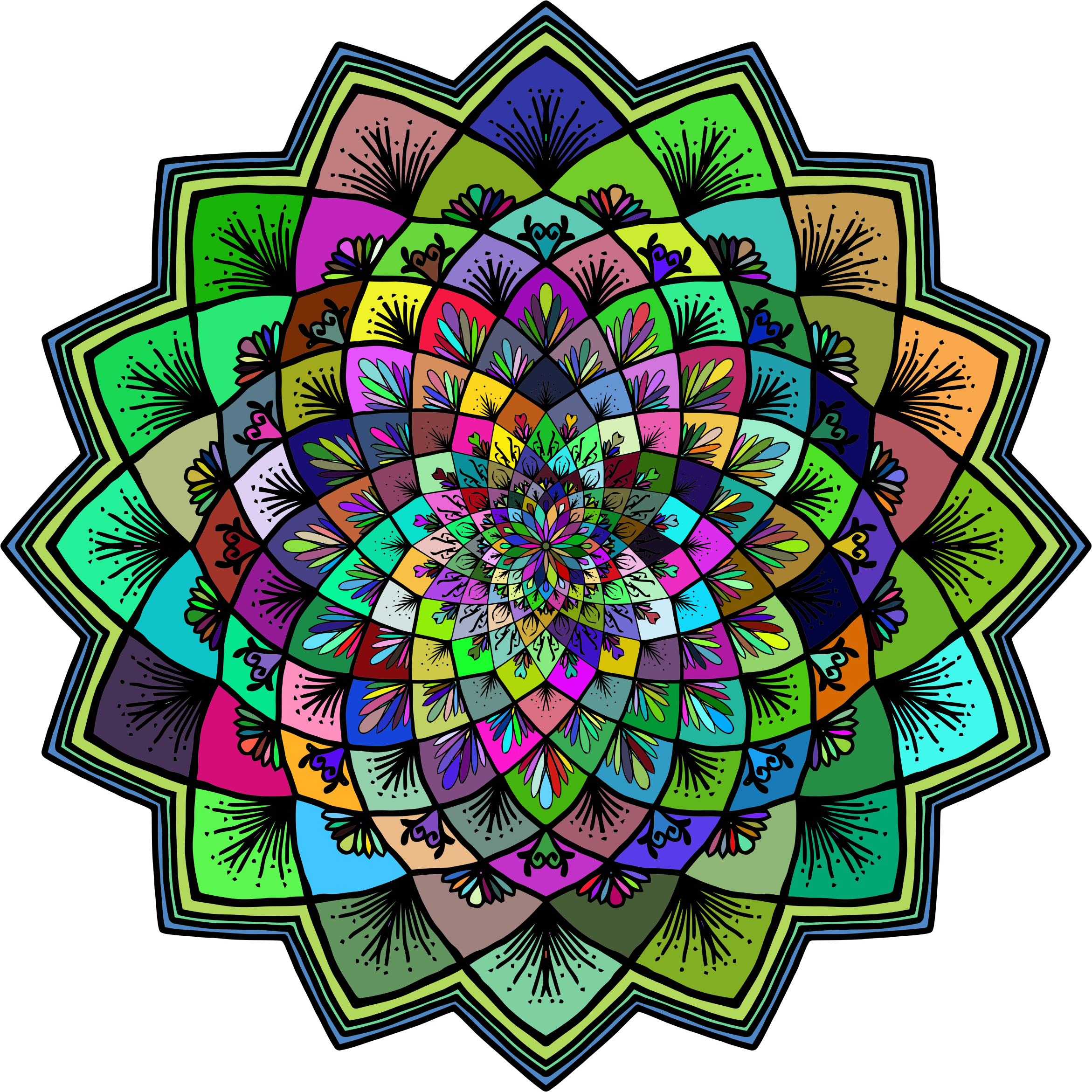 Mandala clipart graphic, Mandala graphic Transparent FREE ...