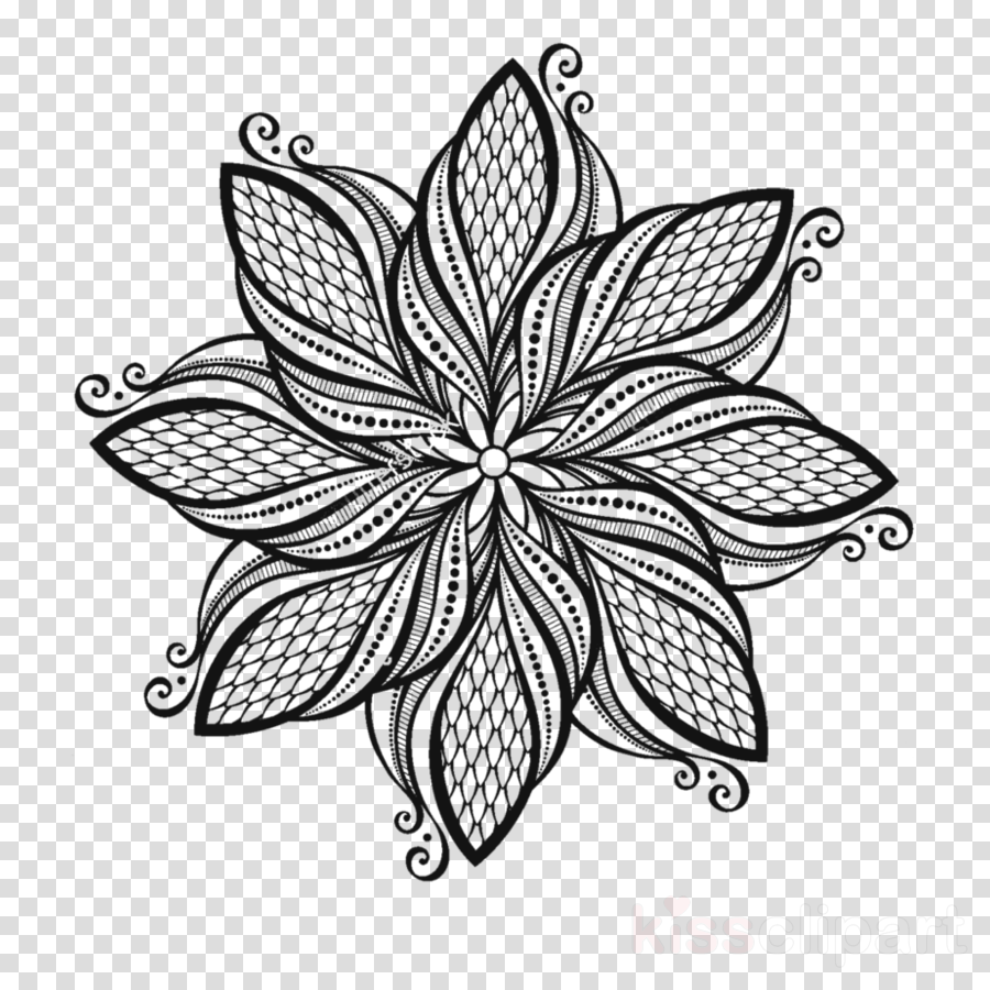 Free Free 262 Mandala Sunflower Svg Black And White SVG PNG EPS DXF File