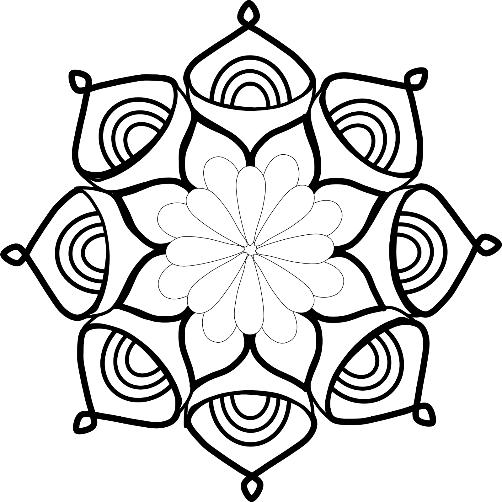 Free Free 168 Simple Flower Mandala Svg SVG PNG EPS DXF File