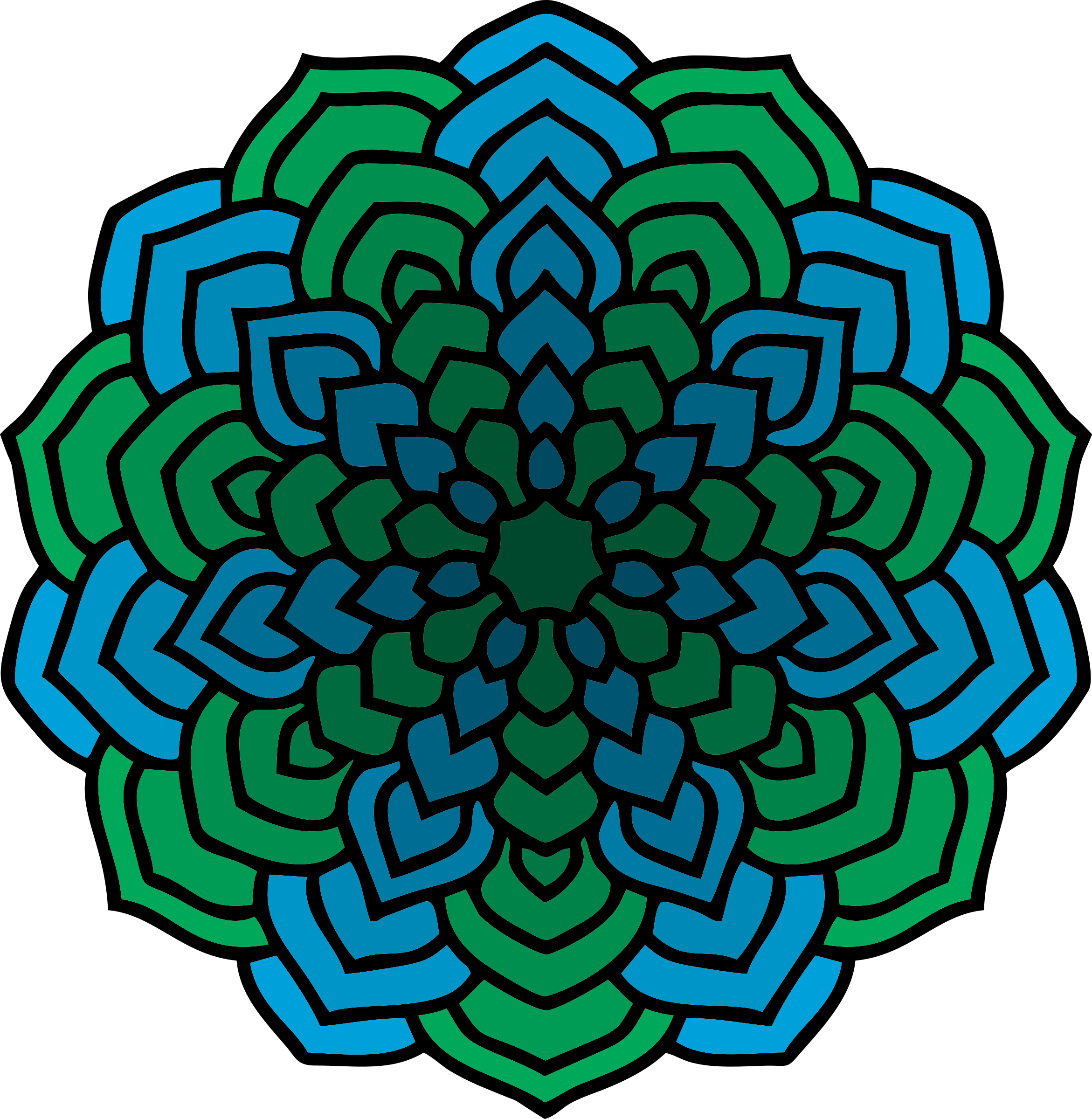 mandala clipart small