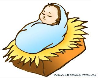 Manger clipart birthplace jesus. Just born baby cliparts