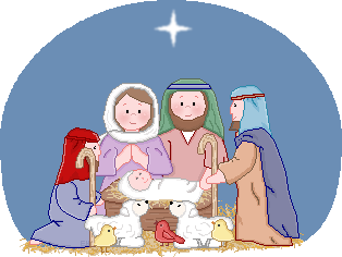 Nativity clip art graphic. Manger clipart my cute graphics