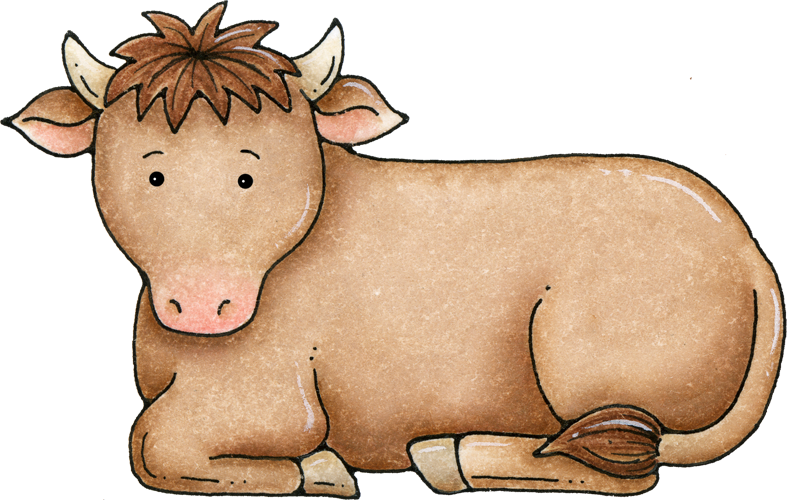 nativity clipart cow