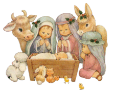 Pin on away in. Manger clipart vintage