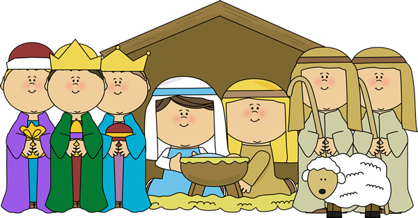 manger clipart wisemen