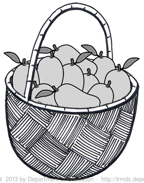 mango clipart basket mango