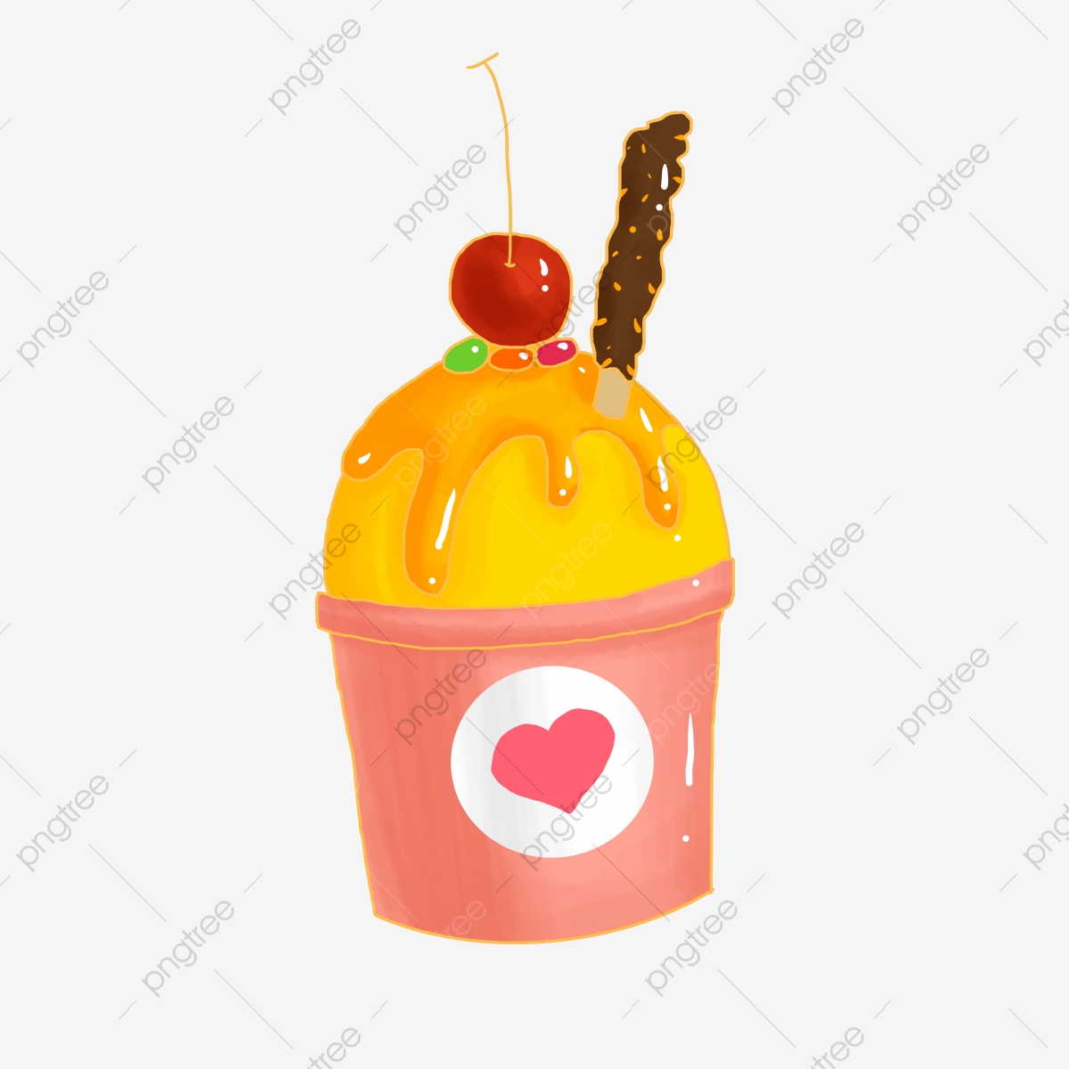 mango clipart cheery