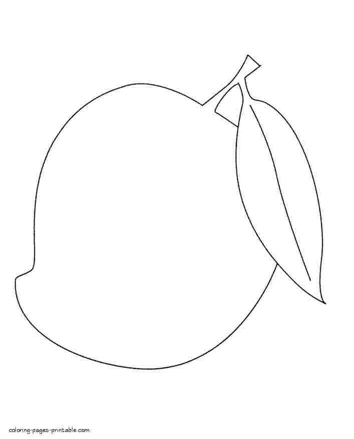Mango clipart drawing. Images for at paintingvalley