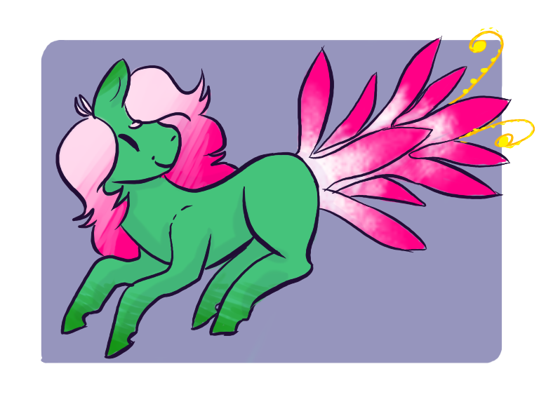 Flower adopt ota by. Mango clipart pony