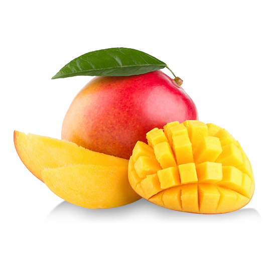 mango clipart sliced