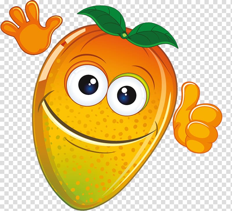 mango clipart smiley
