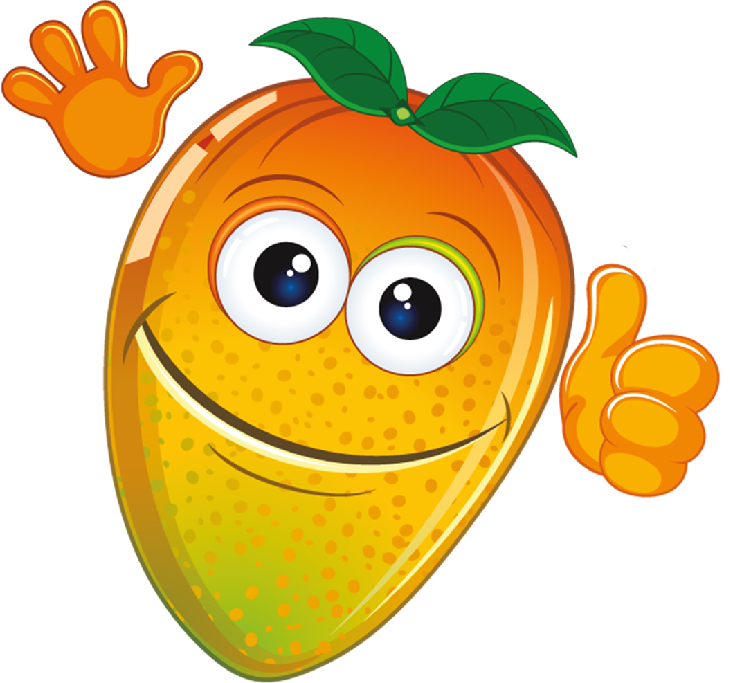 Mango clipart smiling mango. Cartoon smile cuteness transprent