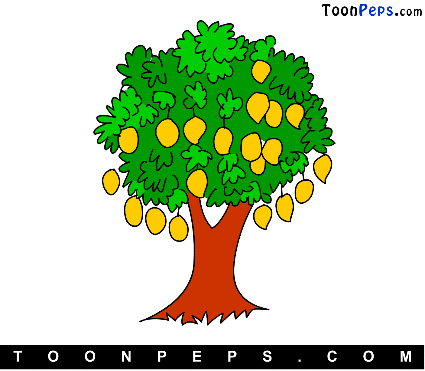 mango clipart tree