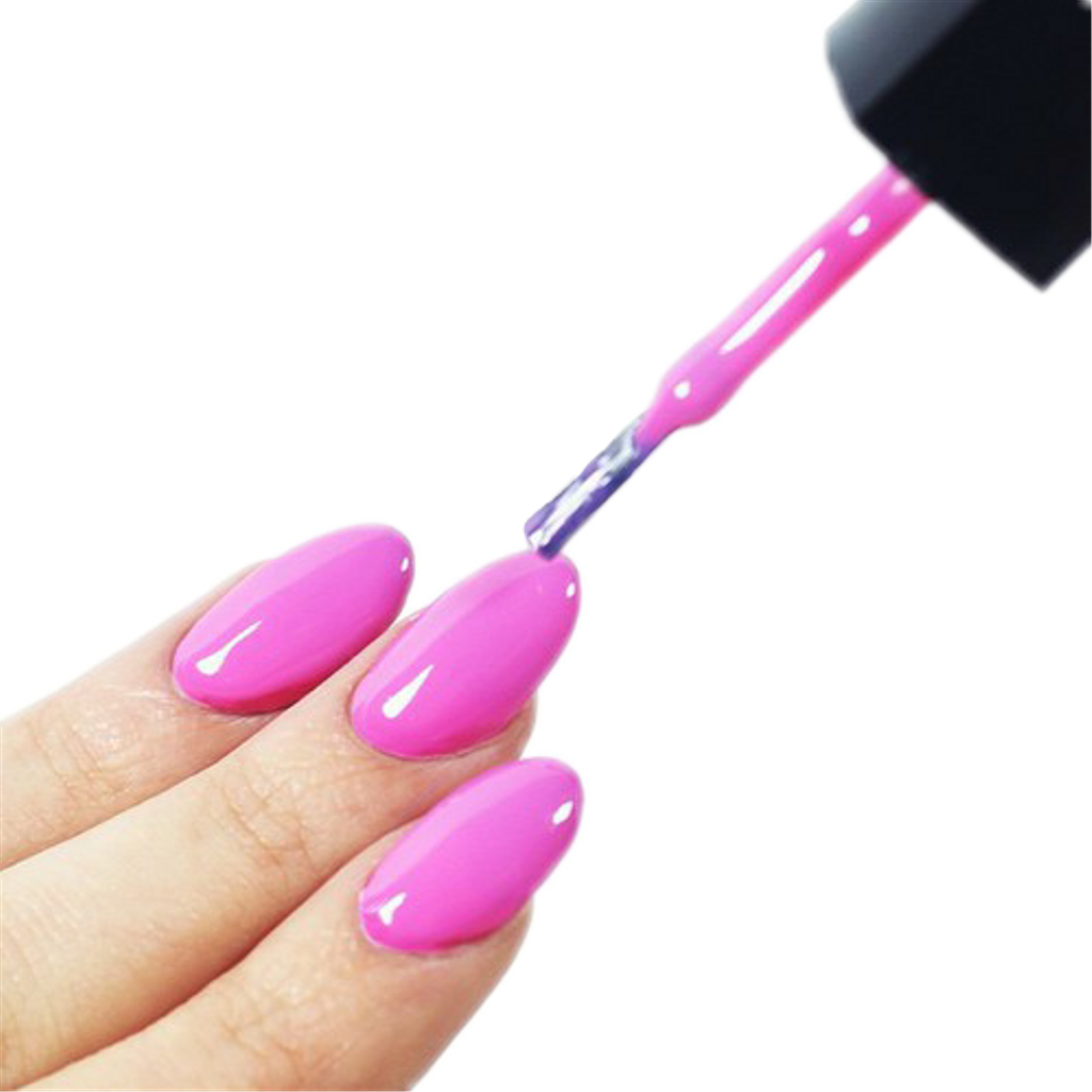 Nails emoji realistic sticker. Nail clipart pink nail