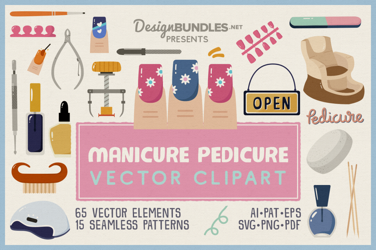 manicure clipart food technology