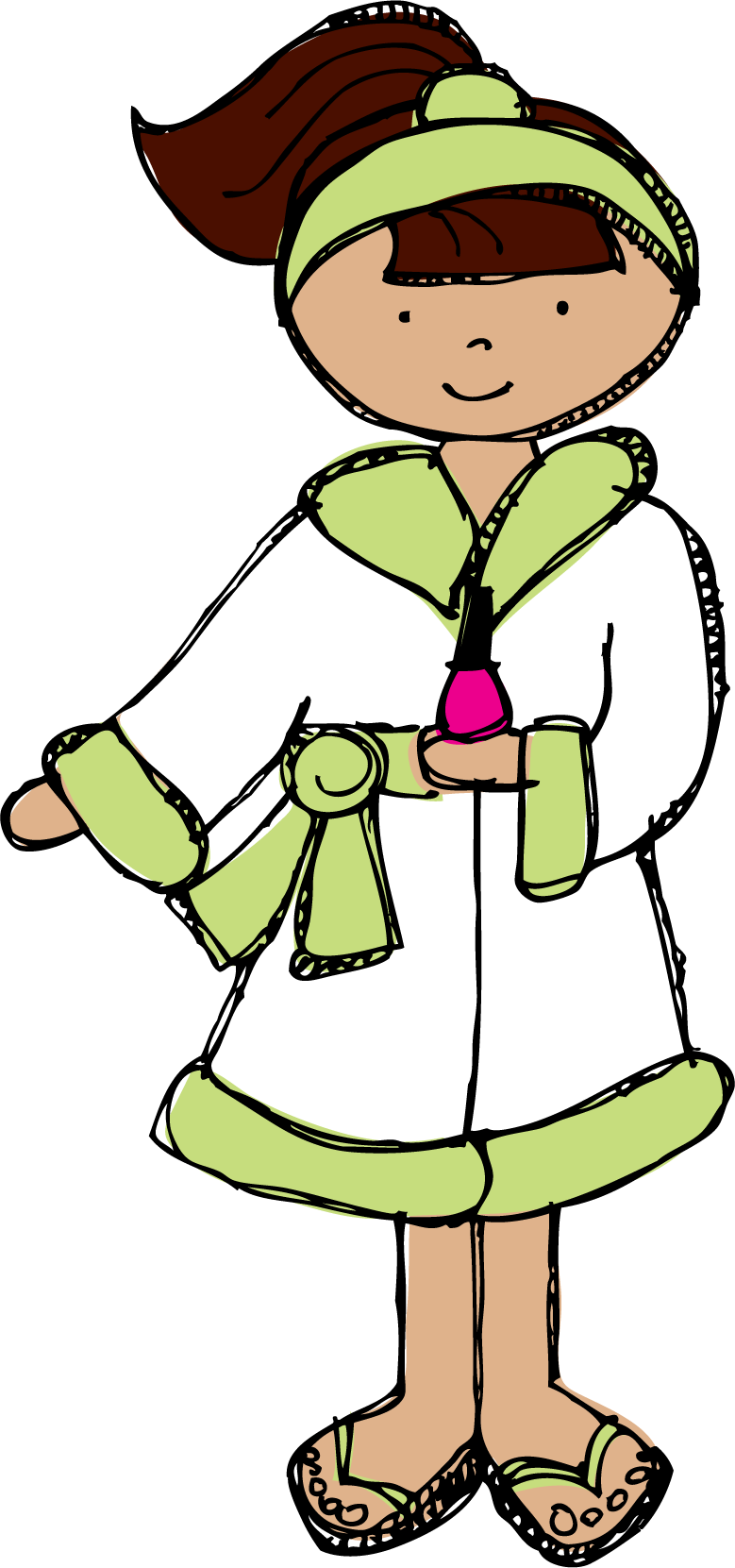 manicure clipart lady hand