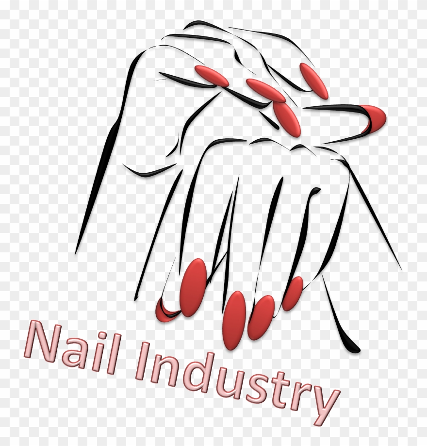 manicure clipart nail logo