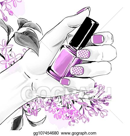 nails clipart french manicure