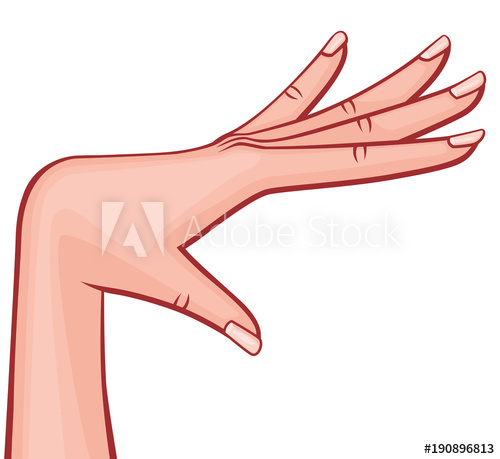 manicure clipart woman's hand