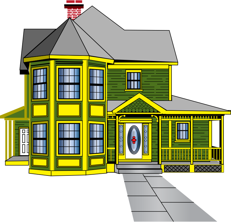 mansion clipart animated