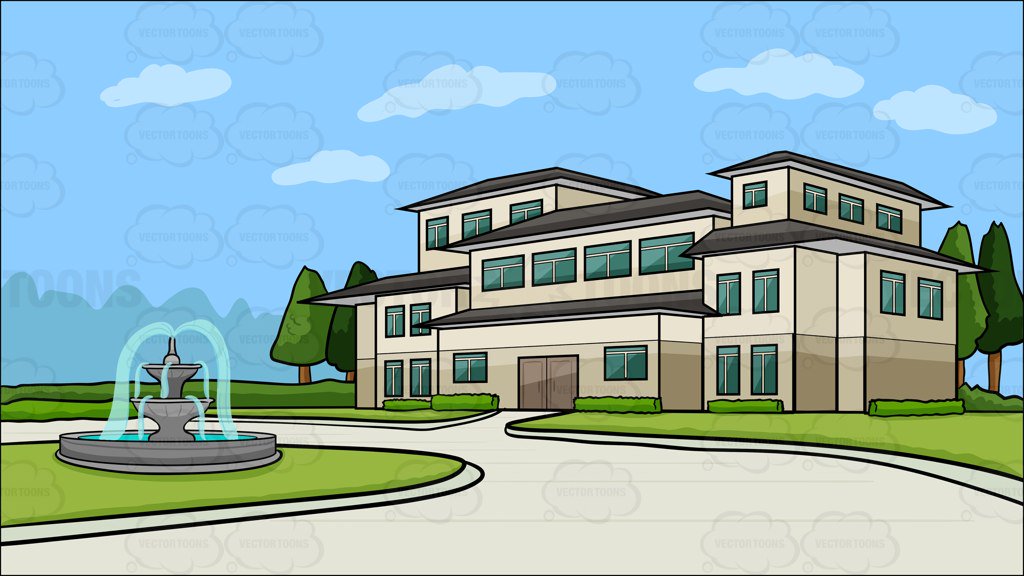 mansion clipart background