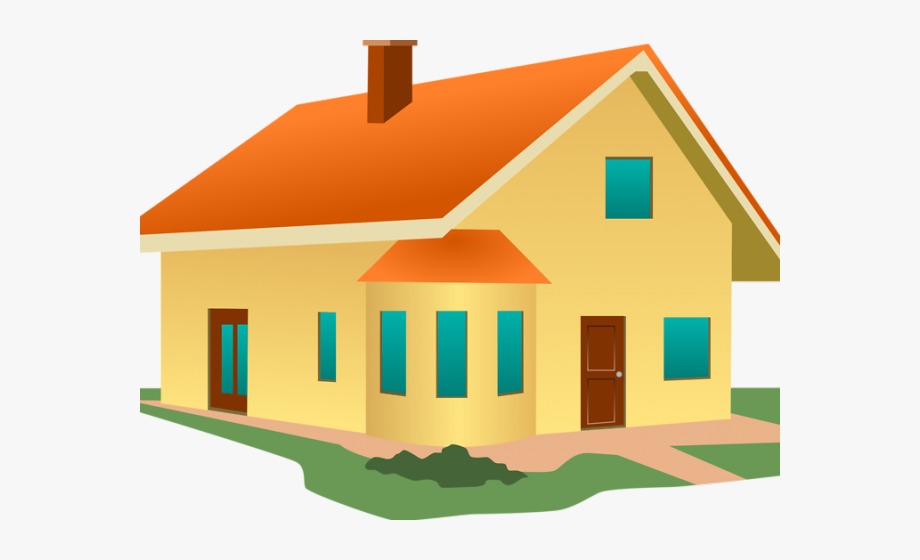 House without roof with. Mansion clipart easy cartoon