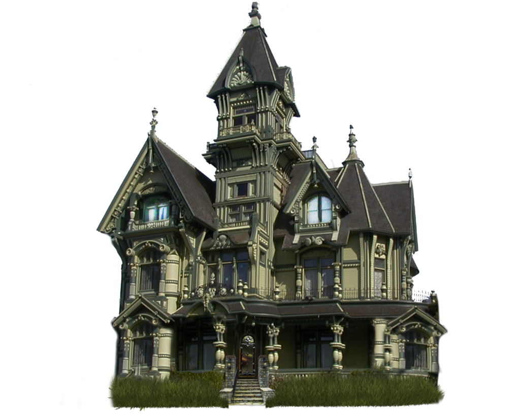 Png hunted house by. Spooky clipart gothic castle
