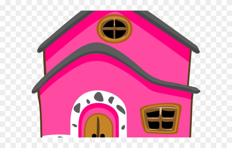 Mansion clipart green house. Pink png 