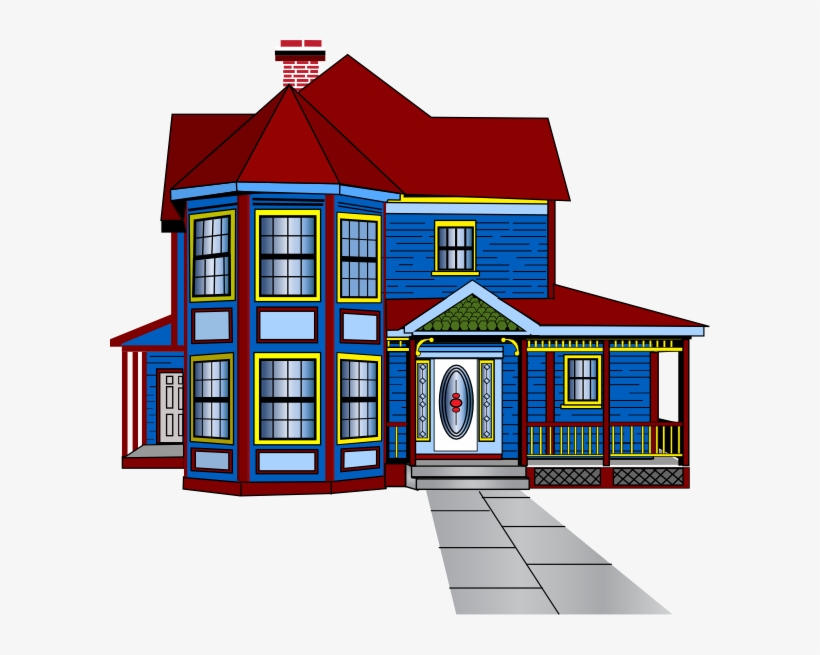 Illustrations and big blue. Mansion clipart large house
