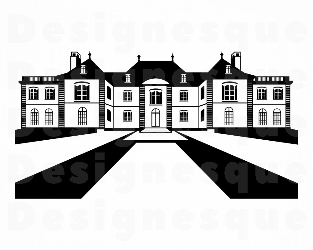 mansion clipart luxury house