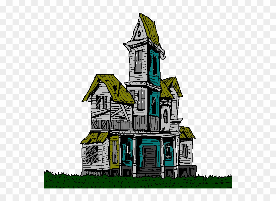 Mansion clipart old mansion. House spooky clip art
