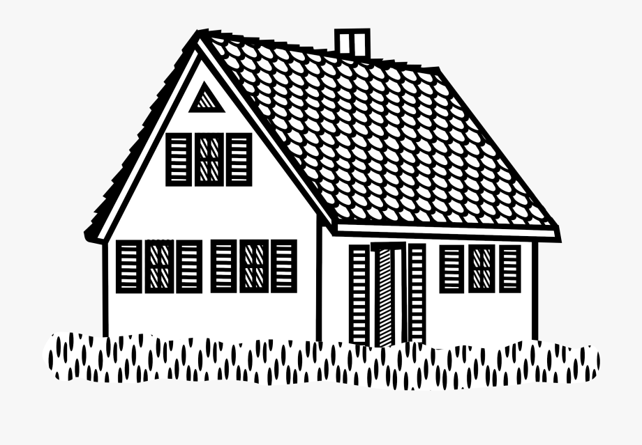 mansion clipart roof house