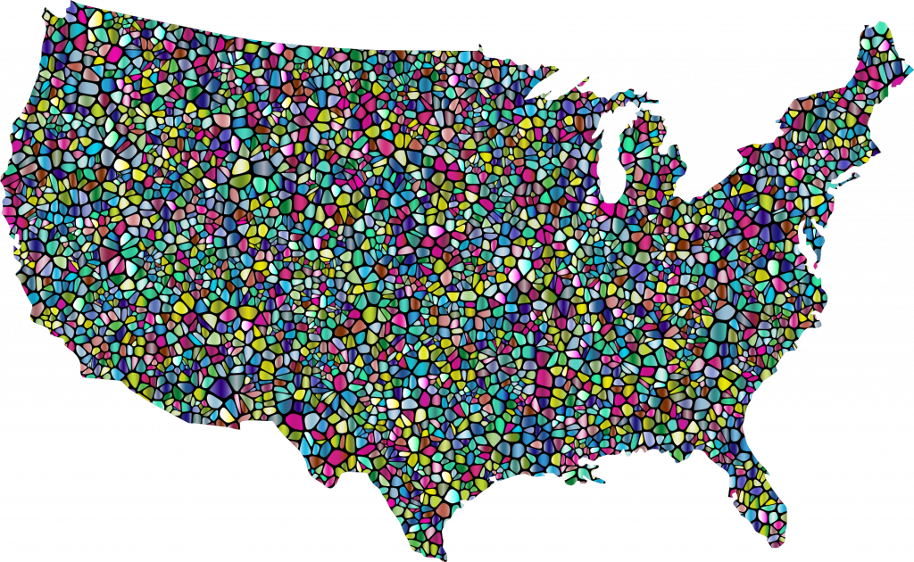 usa clipart map us