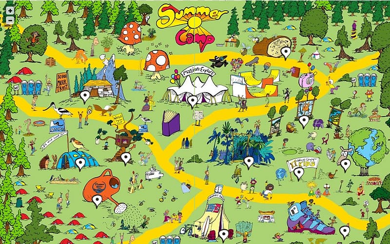 map clipart campground map