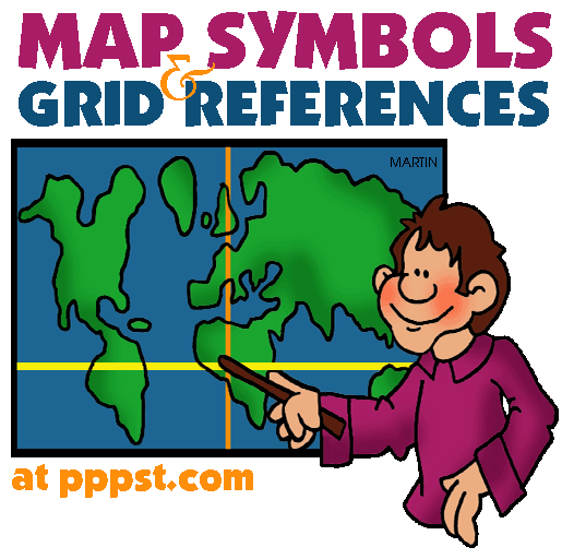 map clipart grid map