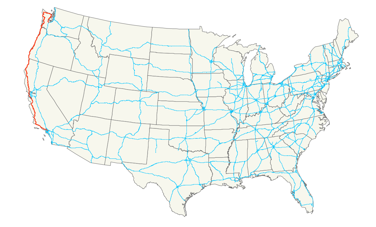 map clipart highway map