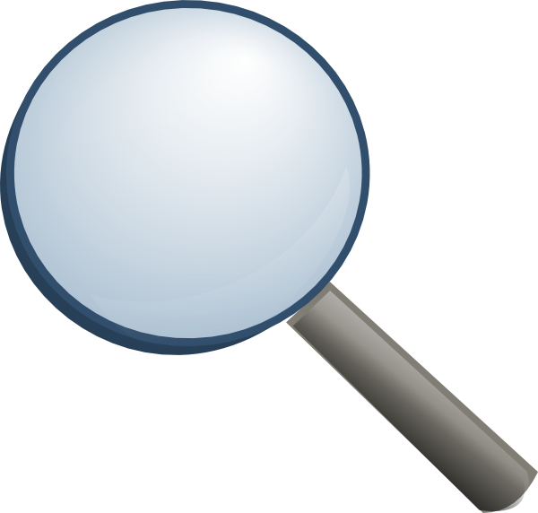 map clipart magnifying glass