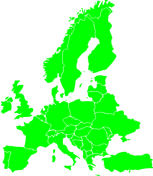 map clipart map europe