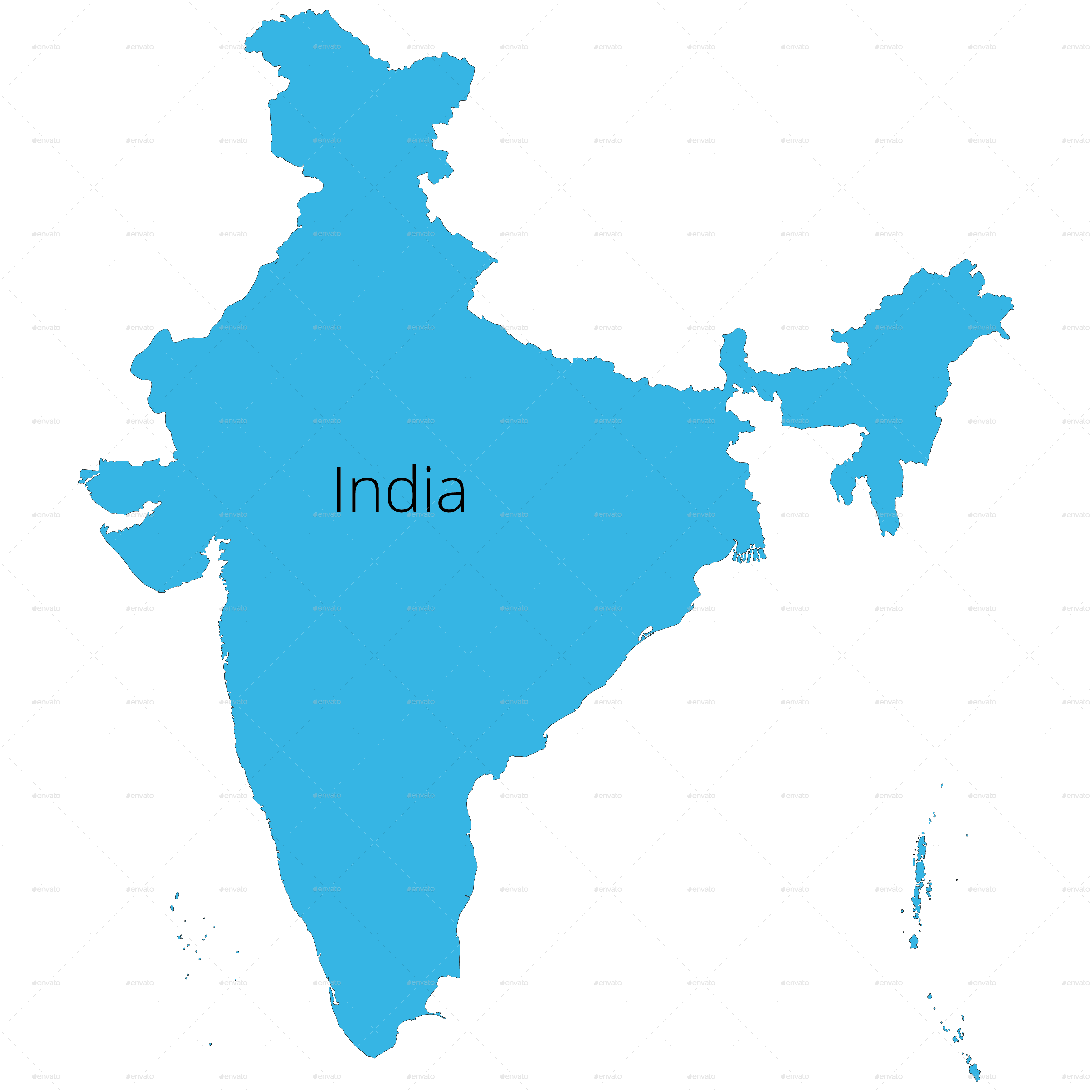 map clipart map india