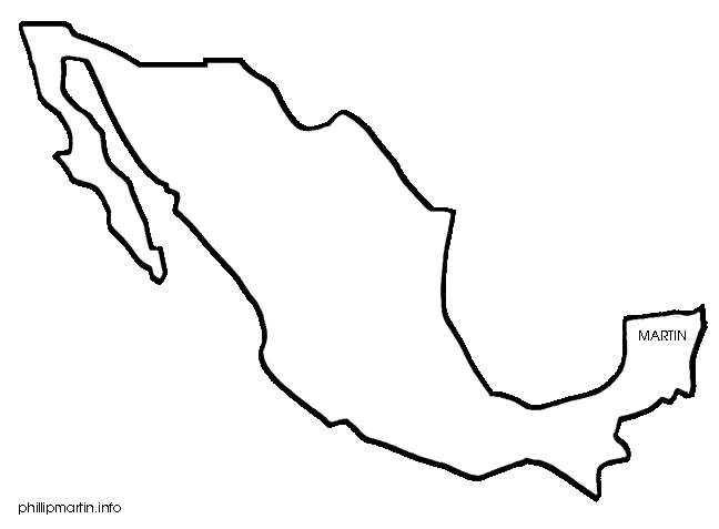 map clipart map mexico