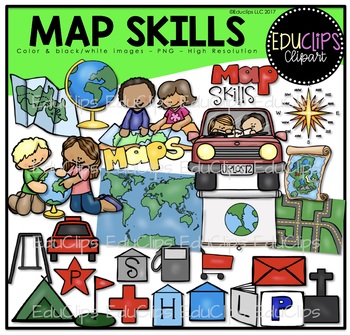 map clipart map skill