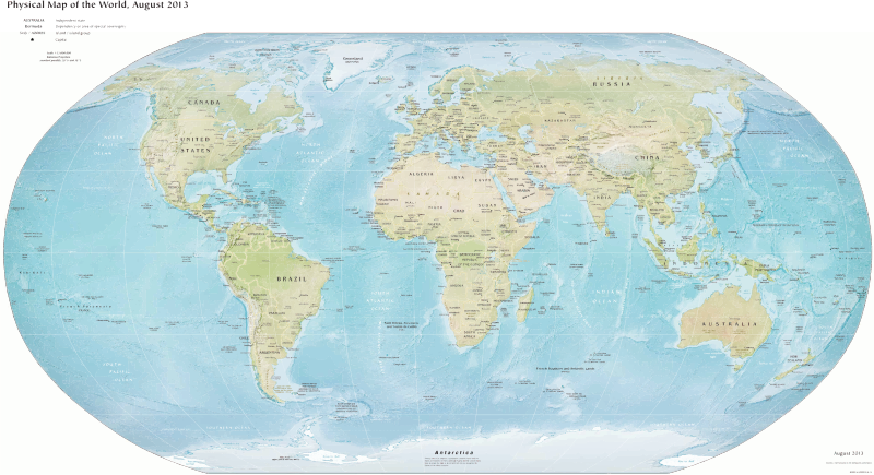 Of the world medium. Map clipart physical map