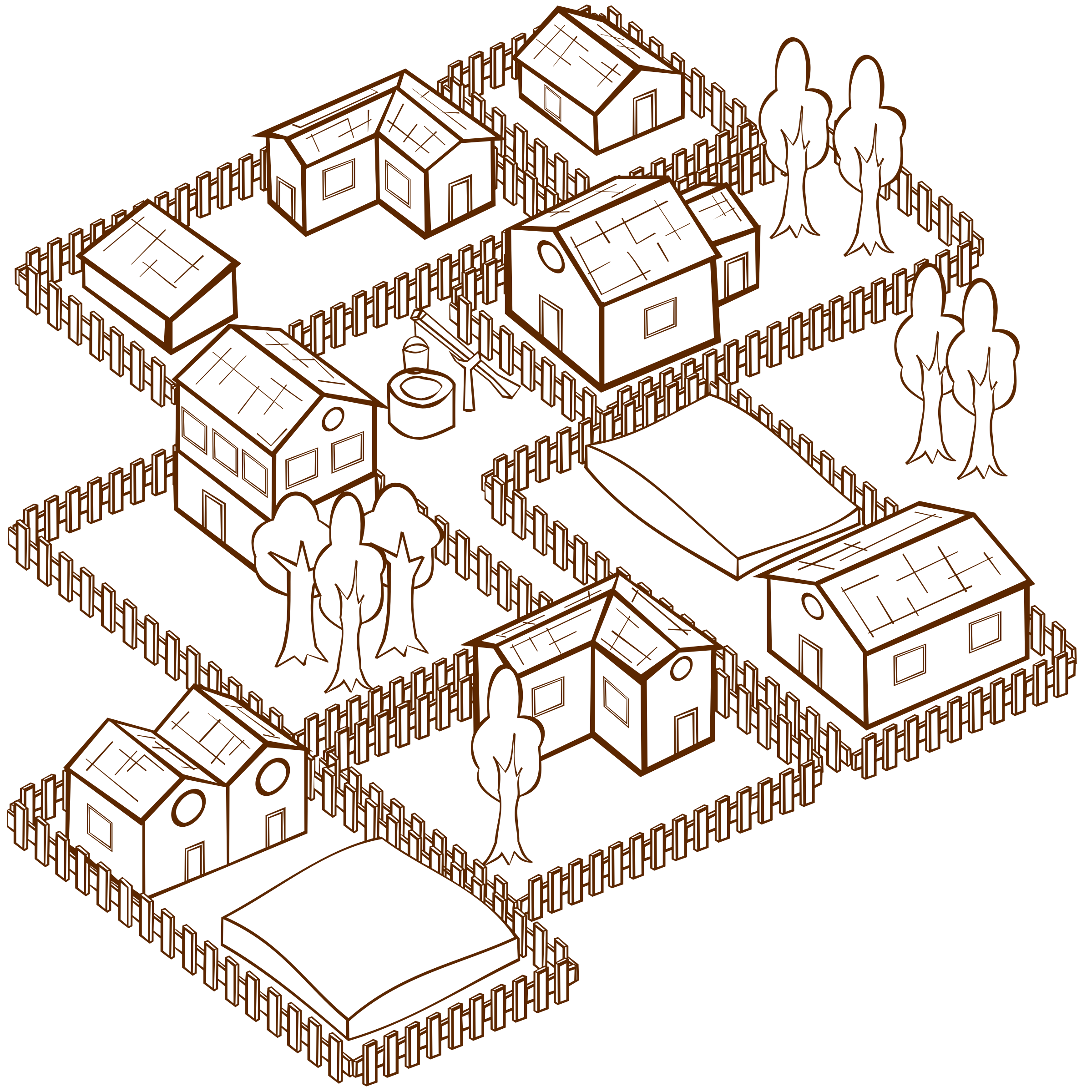 map clipart town