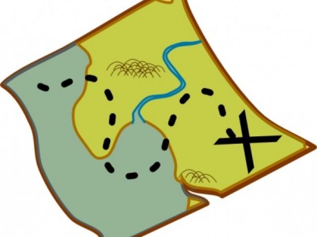 map clipart trail guide